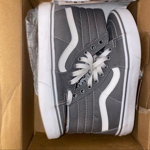 Grey High Top Vans